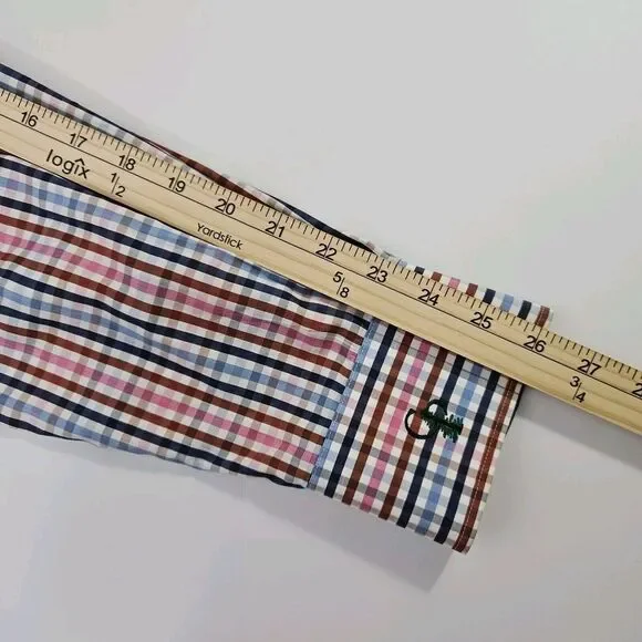 Peter Millar Men's Seaside Finish Long Sleeve‎ Shirt XL - Picture 8 of 9